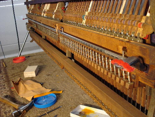 56 - Damper bar cleaned, polished, re-installed 56 - Damper bar cleaned, polished, re-installed